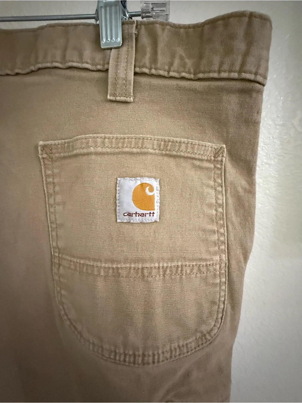 Carhartt Relaxed Fit Canvas Work Pants – Men’s 40x34 (31” Inseam)